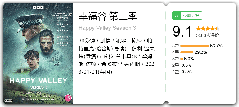 幸福谷第三季 [2023][9.1分][剧情 惊悚 犯罪][英国]-棋牌资源站