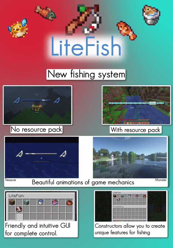 ⭐LiteFish⭐ [1.16 – 1.20]⚡锦标赛 新增 3.8.3 更新⚡-棋牌资源站