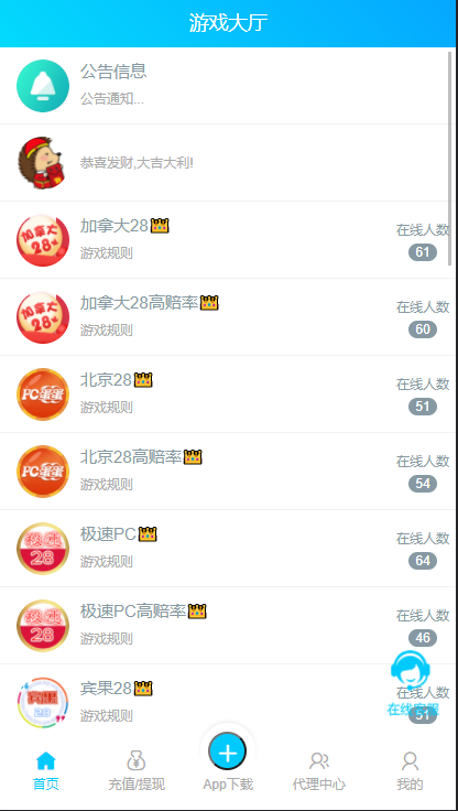 Java语言开发完整运营版旗舰28系统,多种彩游戏,机器人自动带气氛-棋牌资源站