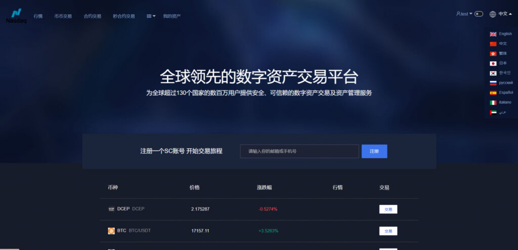 新版多语言交易所系统源码 秒合约/IEO认购/期权/理财认购矿机插图1