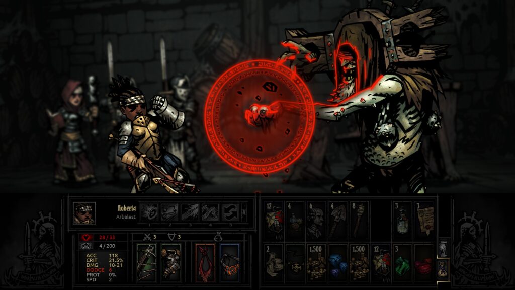 《暗黑地牢/Darkest Dungeon》v25661官中简体|容量3.72GB赠多项修改器|赠4周解锁存档插图3 《暗黑地牢/Darkest Dungeon》v25661官中简体|容量3.72GB赠多项修改器|赠4周解锁存档插图3