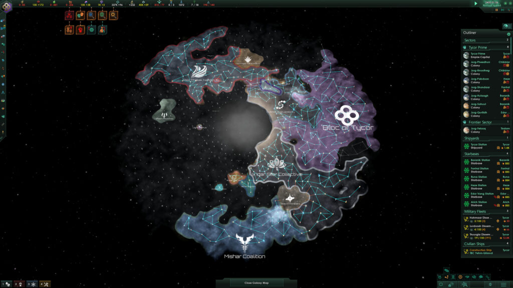 《群星/Stellaris/支持网络联机》打包修改器|解锁存档|整合全36个DLC|官中|支持键鼠|容量16.9GB插图5