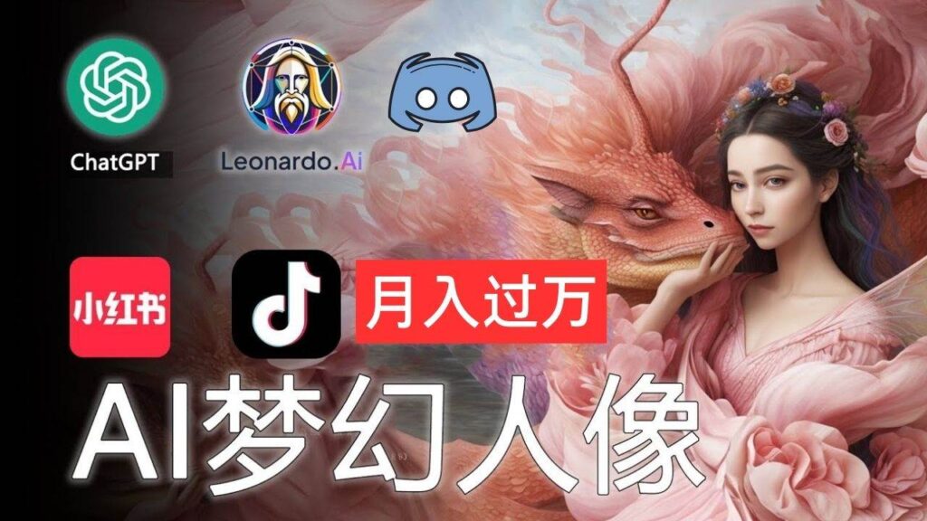 AI摄影梦幻人像：零基础也能月入过万的秘密-棋牌资源站