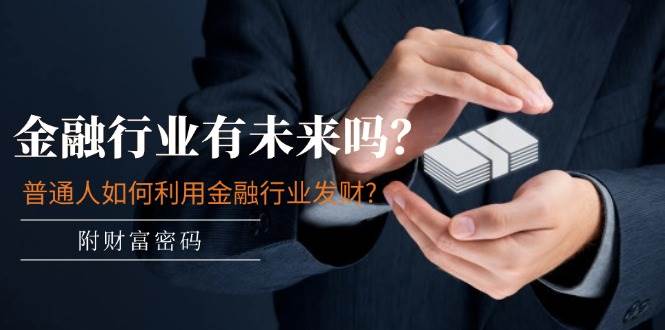 某付费文章：金融行业有未来吗？普通人如何利用金融行业发财?(附财富密码)-棋牌资源站