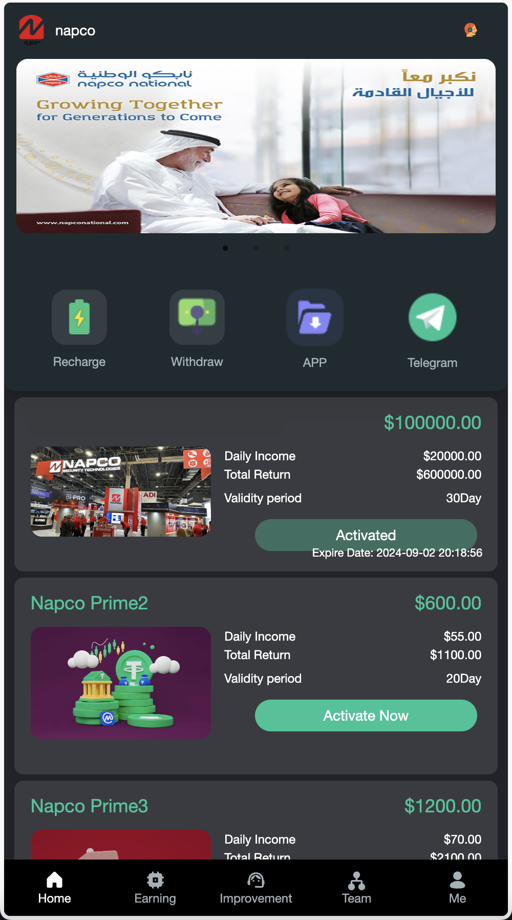 Napco海外投资理财源码/前端html+后端PHP+搭建教程-棋牌资源站