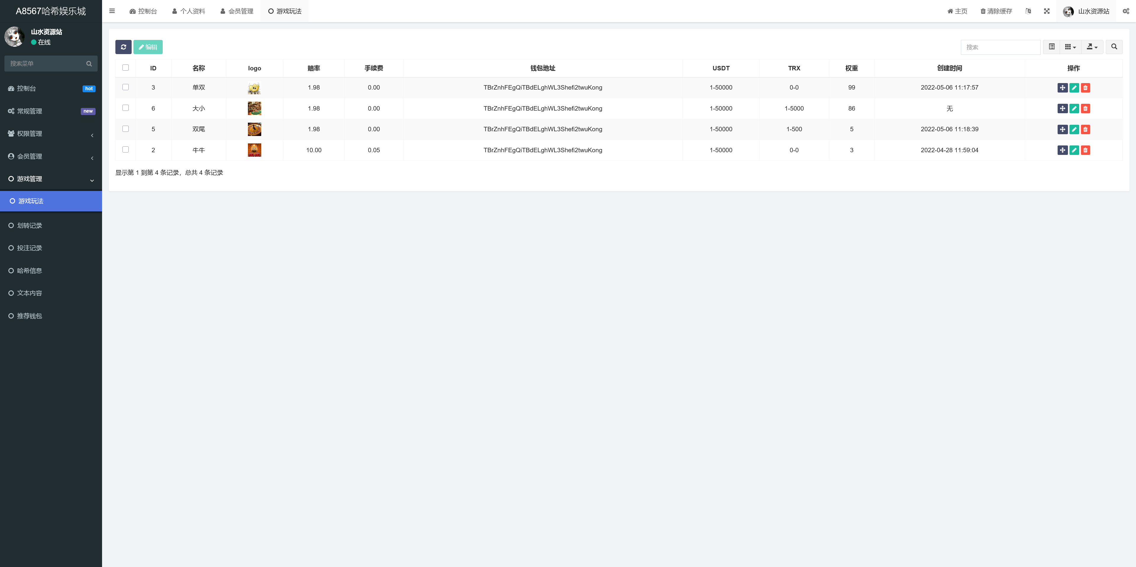HASH VALUE哈希竞猜游戏纯源码/usdt+trx双玩法/区块链哈希值游戏+搭建教程插图4 HASH VALUE哈希竞猜游戏纯源码/usdt+trx双玩法/区块链哈希值游戏+搭建教程插图4