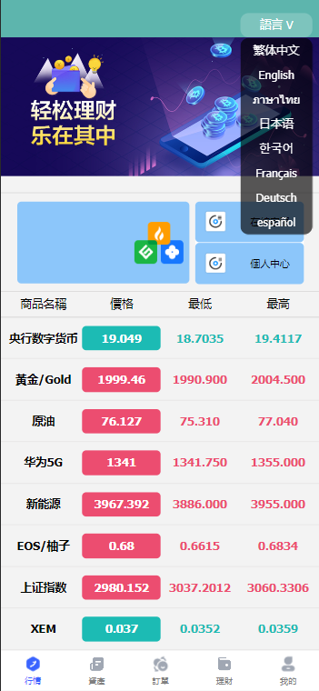 最新金属外汇微交易源码/多语言微盘系统/投资理财源码/完整交易控制-棋牌资源站