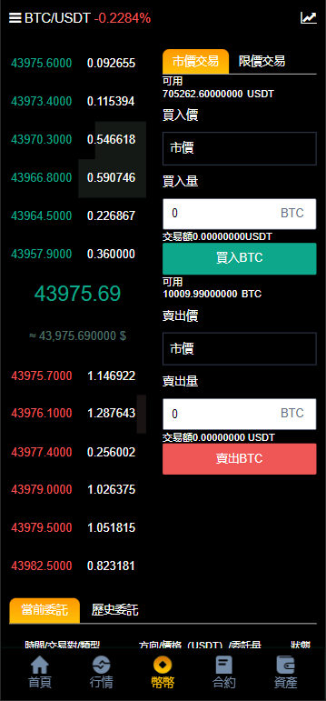 YaBi交易所/多语言海外交易所/币币交易+合约交易+期权交易+搭建教程插图4 YaBi交易所/多语言海外交易所/币币交易+合约交易+期权交易+搭建教程插图4
