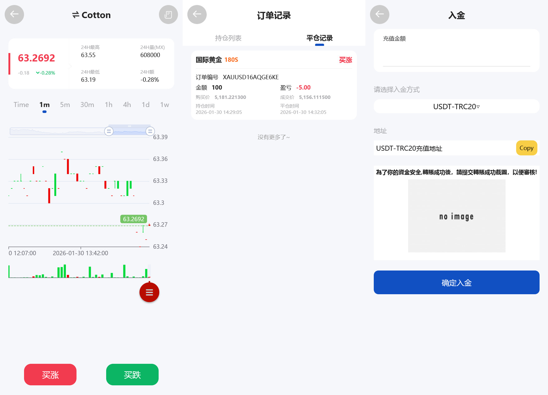 多语言广州期货微盘微交易所源码/余额宝+单控输赢+信誉分+搭建教程插图3