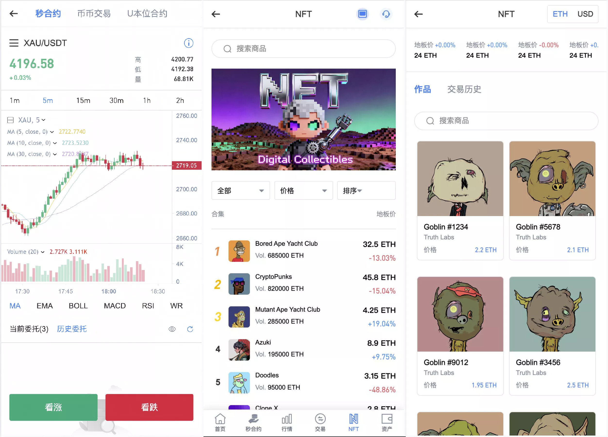 【区块链交易所源码】Dapp交易所源码+币币+秒合约+DeFi+U本位+NFT+质押+C2C+机器人+多语言+外汇+黄金+大宗+交易等等功能插图5 【区块链交易所源码】Dapp交易所源码+币币+秒合约+DeFi+U本位+NFT+质押+C2C+机器人+多语言+外汇+黄金+大宗+交易等等功能插图5